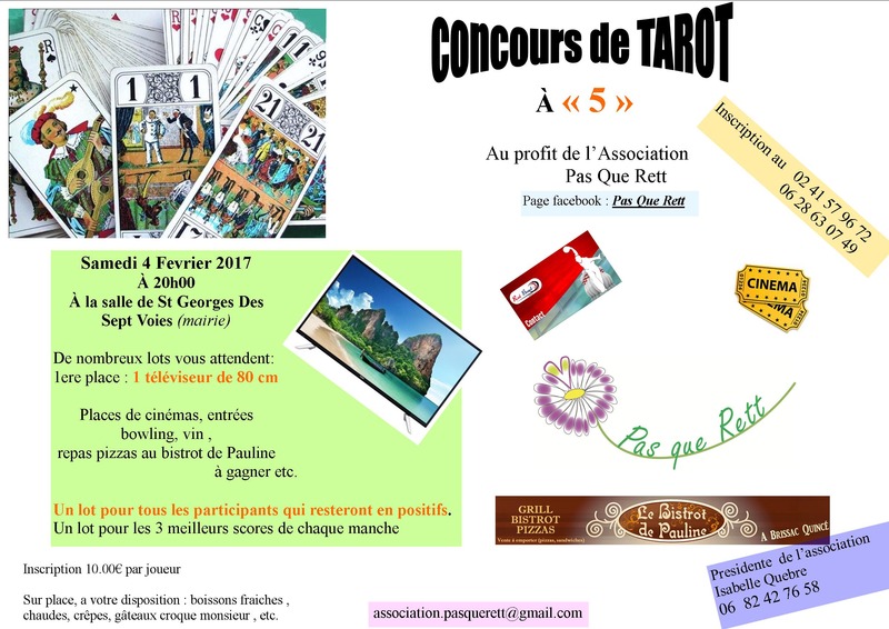 Affiche de l'organisateur du concours Concours de tarot