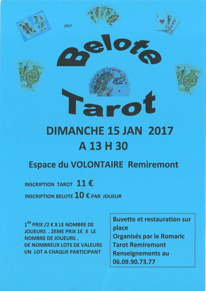 Affiche de l'organisateur du concours Concours de tarot