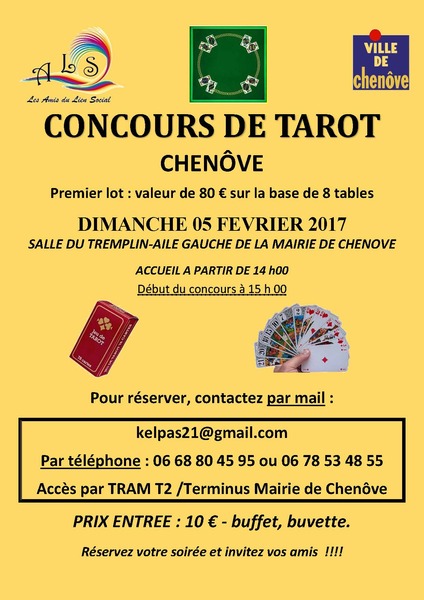 Affiche de l'organisateur du concours Concours de tarot
