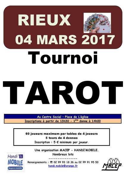 Affiche de l'organisateur du concours Concours de tarot