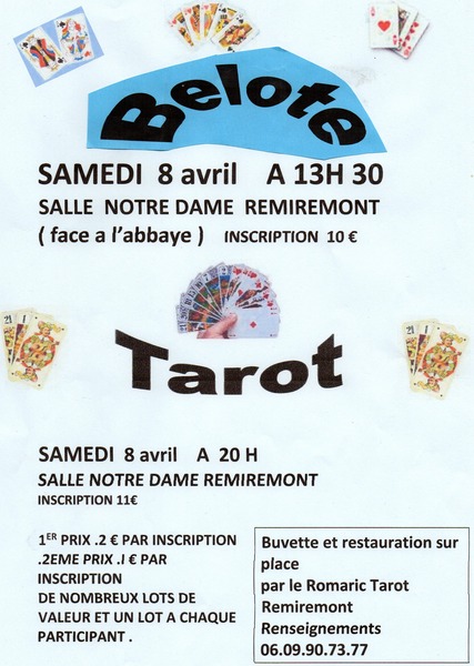 Affiche de l'organisateur du concours Concours de tarot