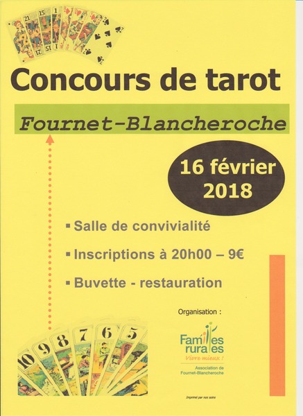 Affiche de l'organisateur du concours Concours de tarot