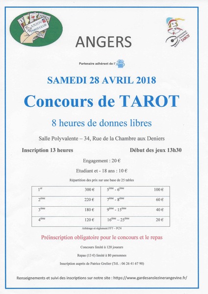Affiche de l'organisateur du concours Concours Angers 8 heures