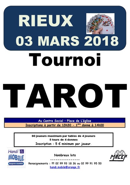Affiche de l'organisateur du concours Concours de tarot