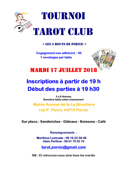 Affiche de l'organisateur du concours Les Trois bouts de Pornic
