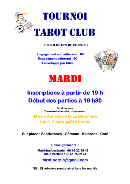 Affiche de l'organisateur du concours Les Trois bouts de Pornic