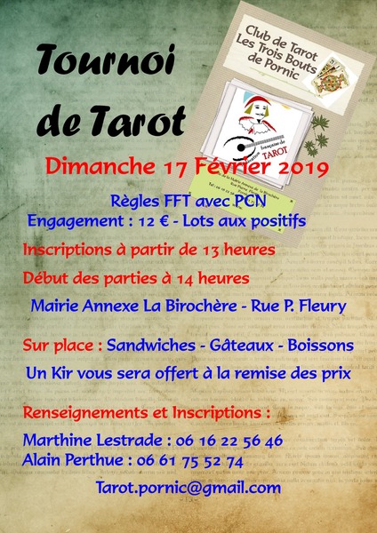 Affiche de l'organisateur du concours Les Trois Bouts de Pornic