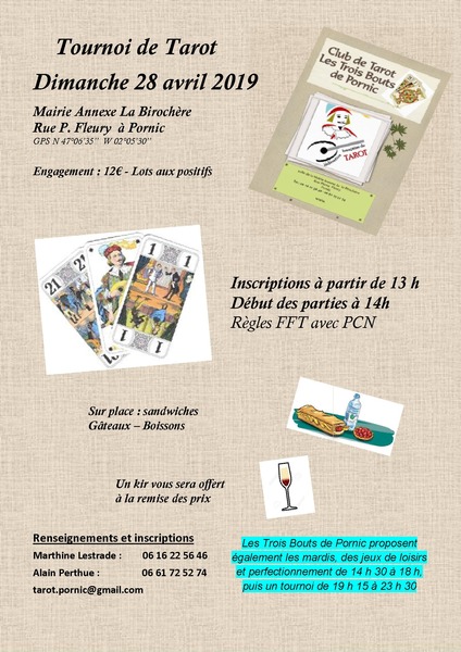 Affiche de l'organisateur du concours Les Trois Bouts de PORNIC
