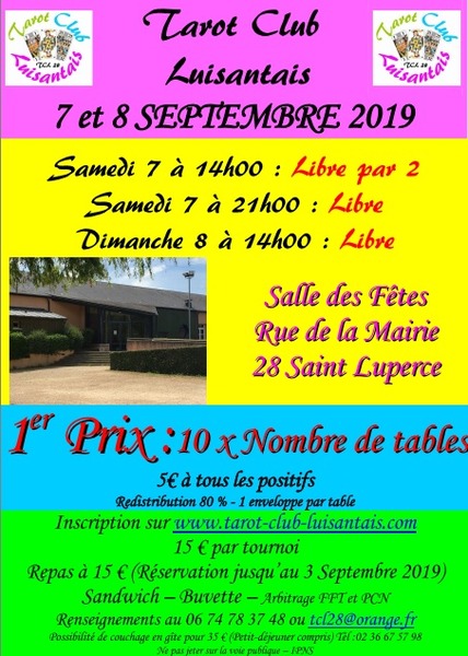 Affiche de l'organisateur du concours LIBRE PAR 2 à 14h00