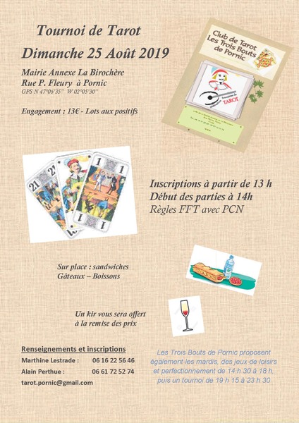 Affiche de l'organisateur du concours Les Trois Bouts de PORNIC