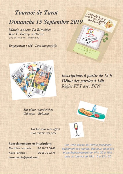 Affiche de l'organisateur du concours Les Trois bouts de Pornic