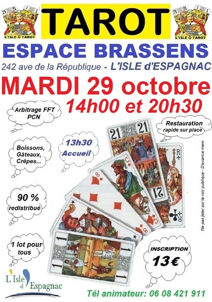 Affiche de l'organisateur du concours Concours de tarot
