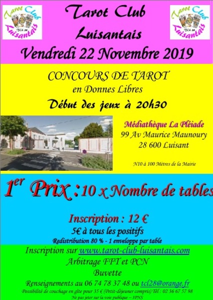 Affiche de l'organisateur du concours TOURNOI EN DONNES LIBRES