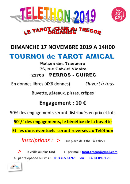 Affiche de l'organisateur du concours Concours de tarot