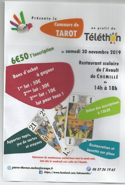 Affiche de l'organisateur du concours Concours de tarot