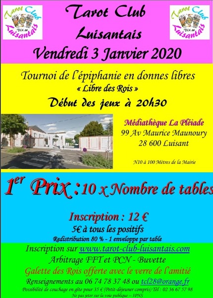 Affiche de l'organisateur du concours LIBRE DES ROIS