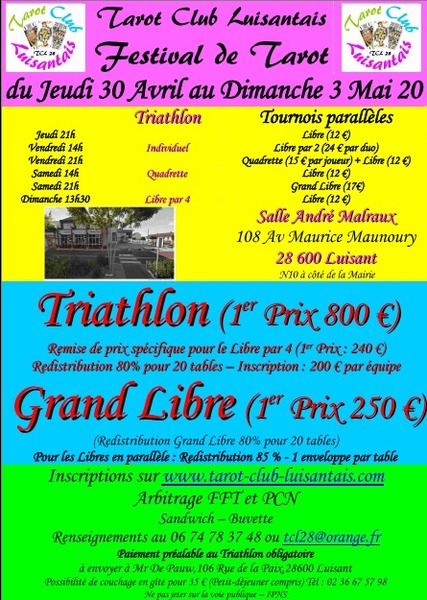 Affiche de l'organisateur du concours Libre