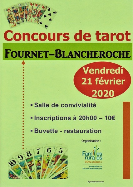 Affiche de l'organisateur du concours Concours de tarot