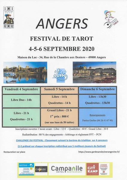 Affiche de l'organisateur du concours FESTIVAL ANGERS