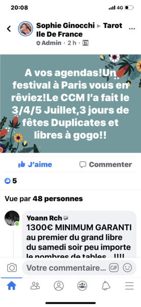 Affiche de l'organisateur du concours Festival Ile de France le 3,4 ,5 Juillet 2020