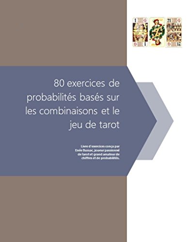 Couverture de 80 exercices de probabilités basés sur les combinaisons et le jeu de tarot